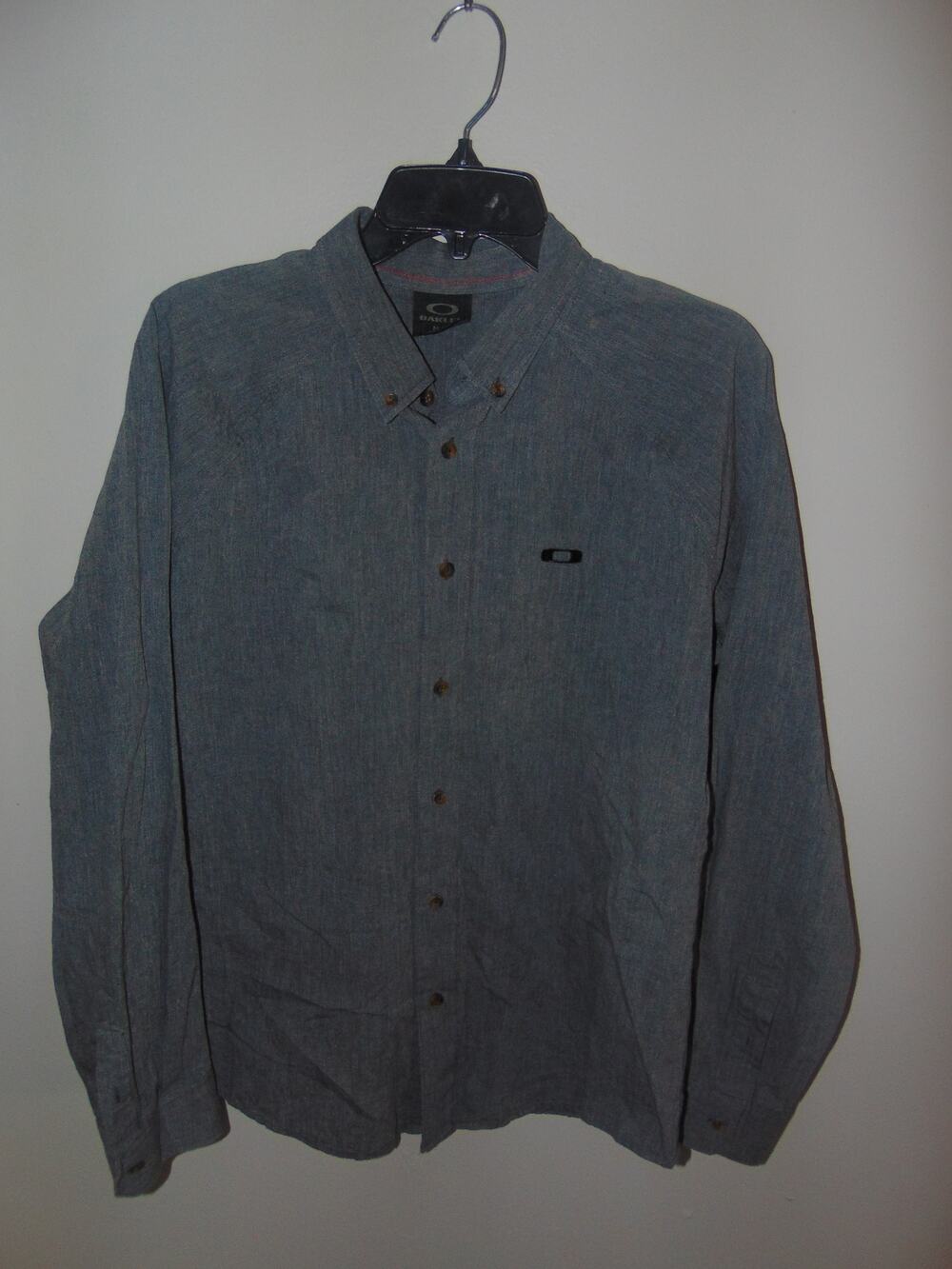 Oakley Button Down - M - Casual Dress - Long Sleeve